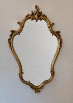 Miroir mural - Plâtre, miroir - Style Rococo, Antiquités & Art, Curiosités & Brocante