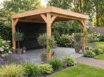 Veiling - Overkapping met achterwand 300x400cm, Tuin en Terras, Overkappingen, Nieuw