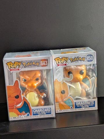 Funko - Funko Pop - Pokémon - Charizard #843 + Dragonite