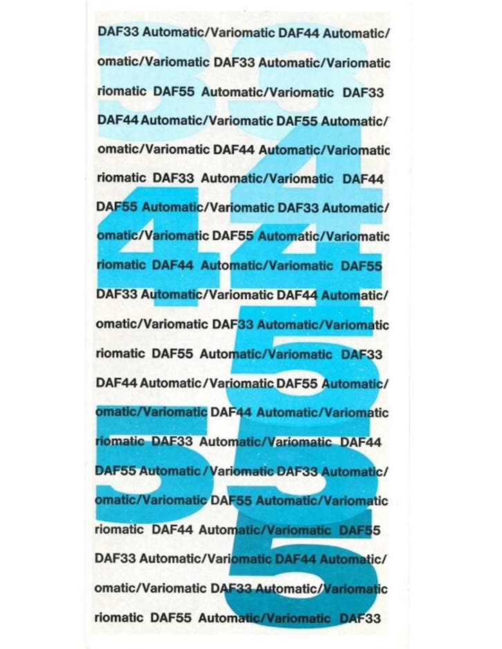 1969 DAF 55 VARIOMATIC BROCHURE NEDERLANDS, Livres, Autos | Brochures & Magazines, Enlèvement ou Envoi
