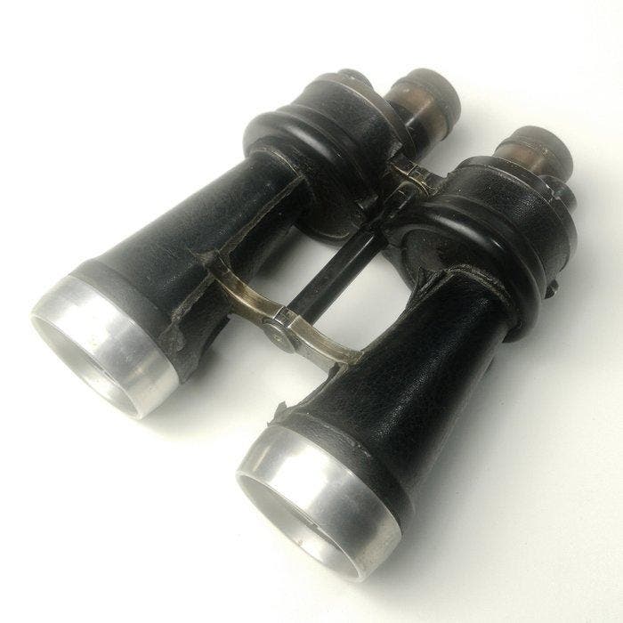 Observation binoculars - Binocolo militare tedesco WWII -, Collections, Appareils photo & Matériel cinématographique