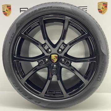 Porsche Cayenne E3 I+II  21”Exclusive Design GTS met banden, Ophalen, Gebruikt, Banden en Velgen, 21 inch