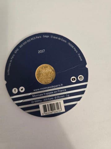 Frankrijk. 200 Euro 2017 Jean-Paul Gaultier (Zonder