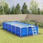 vidaXL Zwembadgrondzeil 820x420 cm polyester geotextiel, Tuin en Terras, Verzenden, Nieuw