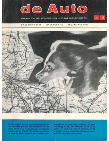 1962 DE AUTO MAGAZINE 04 NEDERLANDS, Nieuw