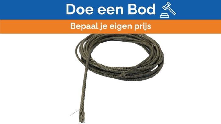 Bieden: Lewmar 89100077 5mm Stainless Steel Wire, Sports nautiques & Bateaux, Voiles & Accessoires de voile, Enlèvement ou Envoi