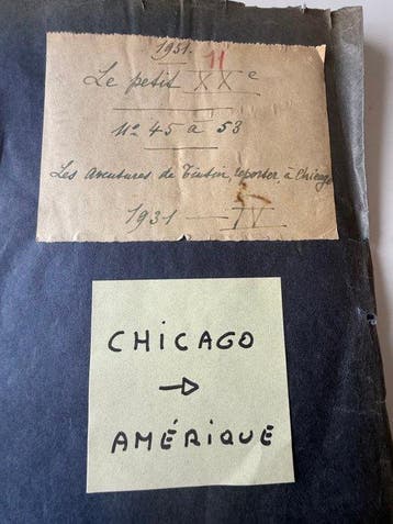 Le Petit Vingtième N°36 au N°44 - Tintin à Chicago - Recueil, Nieuw