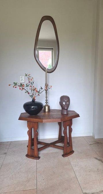 Salontafel - Hout eiken - Amsterdamse School Stijl