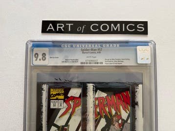 Spider-Man #57 - Die-Cut cover - CGC 9.8 - 1 Graded comic -, Nieuw