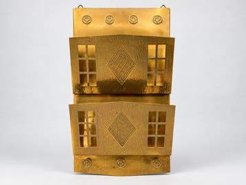 Sfeervol wandpostvak met Art Deco-uitstraling – geometrisch, Antiek en Kunst