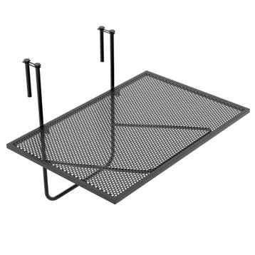 2dekans | Coast Opvouwbare Balkontafel Metaal Zwart 60,5 x, Ophalen of Verzenden, Nieuw