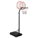 vidaXL Basketbalstandaard 237-307 cm polyetheen wit, Sport en Fitness, Basketbal, Verzenden, Nieuw
