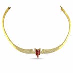 Halsketting - 18 karaat Geel goud, Exclusieve Grand 18k, Handtassen en Accessoires, Nieuw