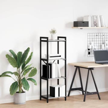 vidaXL Boekenplank Grijs sonoma 40 x 30 x 119 cm Bewerkt, Verzenden