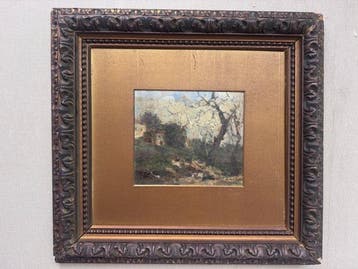 Francesco Di Marino (1892-1954) - Paesaggio campestre, Antiek en Kunst