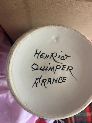 Henriot Quimper - Eetservies (29) - Petit Breton - Faience -