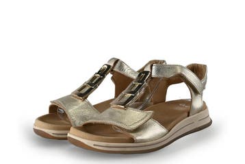 Ara Sandalen in maat 37 Goud, Overige kleuren, Verzenden, Sandalen of Muiltjes, Zo goed als nieuw