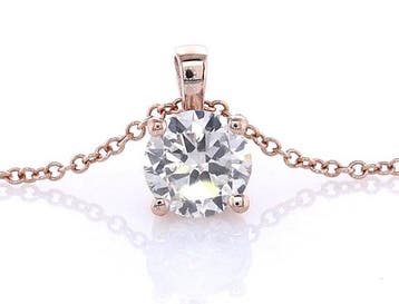 Zonder minimumprijs - Ketting met hanger - 14 karaat