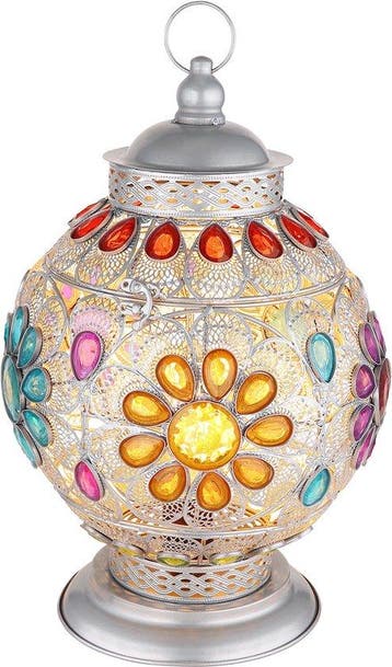 2dekans | Globo tafellamp Gelasius - zilver - metaal - 27 cm, Ophalen of Verzenden, Nieuw