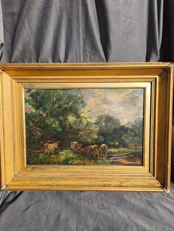 Thomas Hart (1830-1916), Cercle de - Paysage, Antiek en Kunst