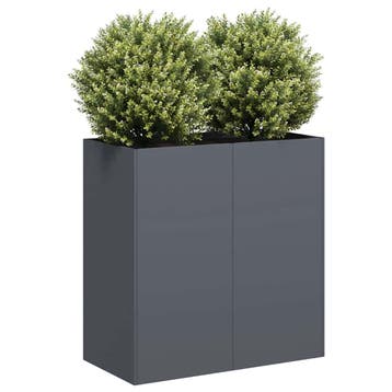 vidaXL Plantenbak 80x40x80 cm koudgewalst staal, Verzenden
