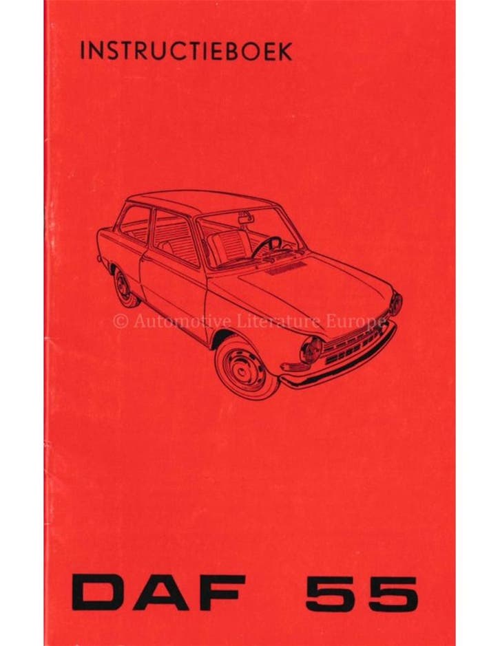 1971 DAF 55 INSTRUCTIEBOEKJE NEDERLANDS, Autos : Divers, Modes d'emploi & Notices d'utilisation, Enlèvement ou Envoi
