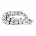 Armband - 14 karaat Witgoud - 18.63ct. tw. Diamant