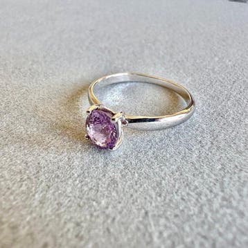Bague - 18 carats Or blanc - 1.13ct. tw. Saphir - Saphir, Nieuw