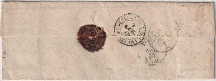 Italiaanse oude staten - Sardinië 1860 - 9 juli 20 c. Sass., Timbres & Monnaies, Timbres | Europe | Italie