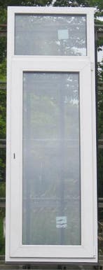 Pvc terrasraam , raam , chassis 85 x 250 wit 3 dubbel glas, Doe-het-zelf en Bouw, 75 tot 150 cm, Kunststof, Deurkozijn, Nieuw
