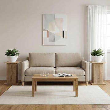 vidaXL Plantenstand 2 st Sonoma Eiken 30,5 x 30 x 43 cm, Verzenden