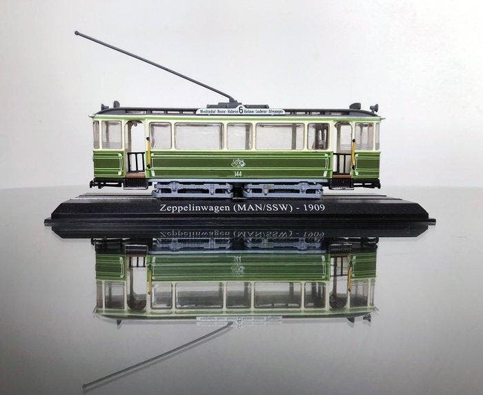 Atlas H0 - Modeltram (1) - Duitse Zeppelinwagen (MAN/SSW), Hobby & Loisirs créatifs, Trains miniatures | HO