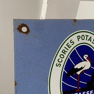 POTASSE DALSACE - Reclamebord - 40x20cm - Gemaakt van een