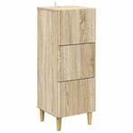 vidaXL Ladekast Sonoma Eiken 33 x 34,5 x 90 cm Bewerkt hout, Huis en Inrichting, Verzenden, Nieuw