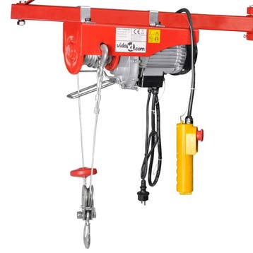 vidaXL Elektrische lier 1000 W 200/400 kg, Verzenden