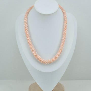 Corail - Argent, Plaqué or - Collier - CORAIL ROSE, Bijoux, Sacs & Beauté