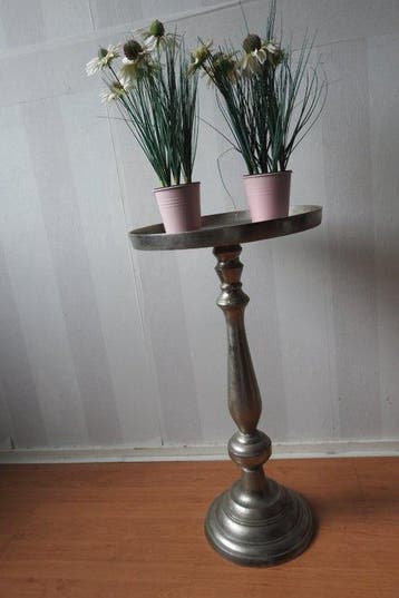 ptmd collections - Bijzettafel - Aluminium - 75 cm hoge