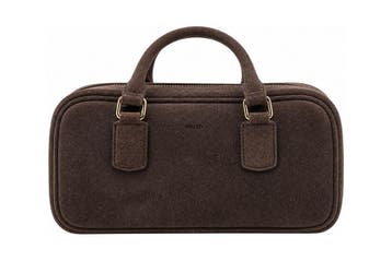 Manfield Schoudertas Bruin, Handtassen en Accessoires, Verzenden, Zo goed als nieuw, Bruin