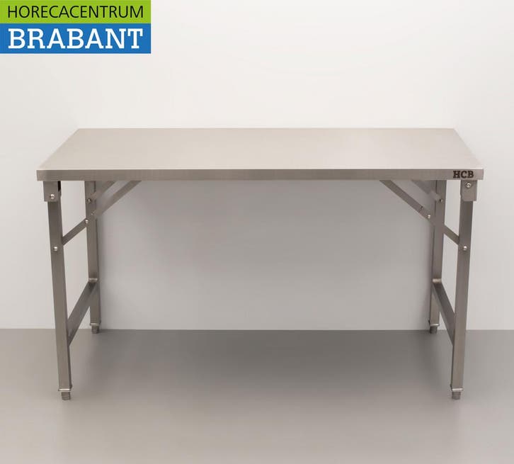 HCB RVS Inklapbare Werktafel Tafel 150 x 70 x 85 cm Horeca, Articles professionnels, Horeca | Mobilier & Aménagement, Enlèvement ou Envoi