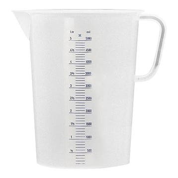 Maatbeker | Kunststof | Maatverdeling | 0.5L | Ø90x140(h)mm, Verzenden, Nieuw in verpakking