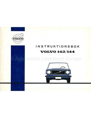 1970 VOLVO 142 | 144 INSTRUCTIEBOEKJE ZWEEDS