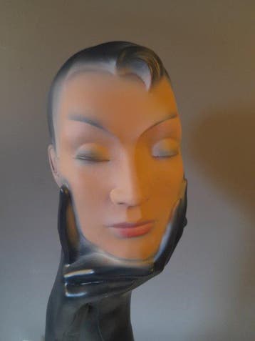Buste, Dior - 57 cm - Plâtre, Antiquités & Art
