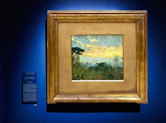 Attilio Pratella (1856–1949) - Impressione (Paesaggio), Antiquités & Art, Art | Peinture | Classique