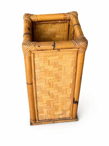 Paraplustandaard/rek - Bamboe, Rattan - Parapluhouder van