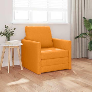 vidaXL Slaapbank / zetel Dongeel 74 x 77 x 81 cm Stof, Verzenden