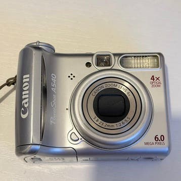 Canon PowerShot A540 (Boxed Bundle) Digitale compact camera, Nieuw