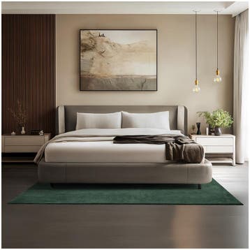 Kortpolig vloerkleed Soft Zone - 140 x 200 cm, groen, Verzenden