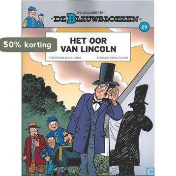 De Blauwbloezen - Het Oor van Lincoln / Gazet van Antwerpen, Boeken, Verzenden, Zo goed als nieuw, Cauvin