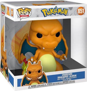 Funko Pop! Games: Pokemon - Charizard 10 Inch Jumbo #851, Verzenden
