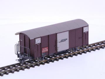 Schaal H0m Bemo 2256 gesloten goederenwagon Gb 5076 van d..., Ophalen of Verzenden, Wagon